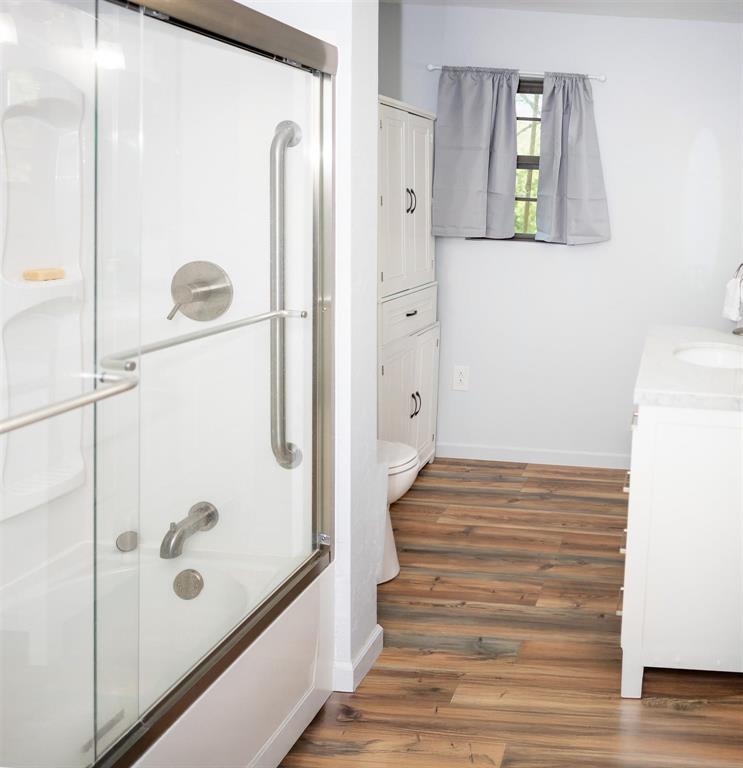 523 Big Lake Road Karnack, TX 75661 - Photo 19 of 27 a bathroom with a shower