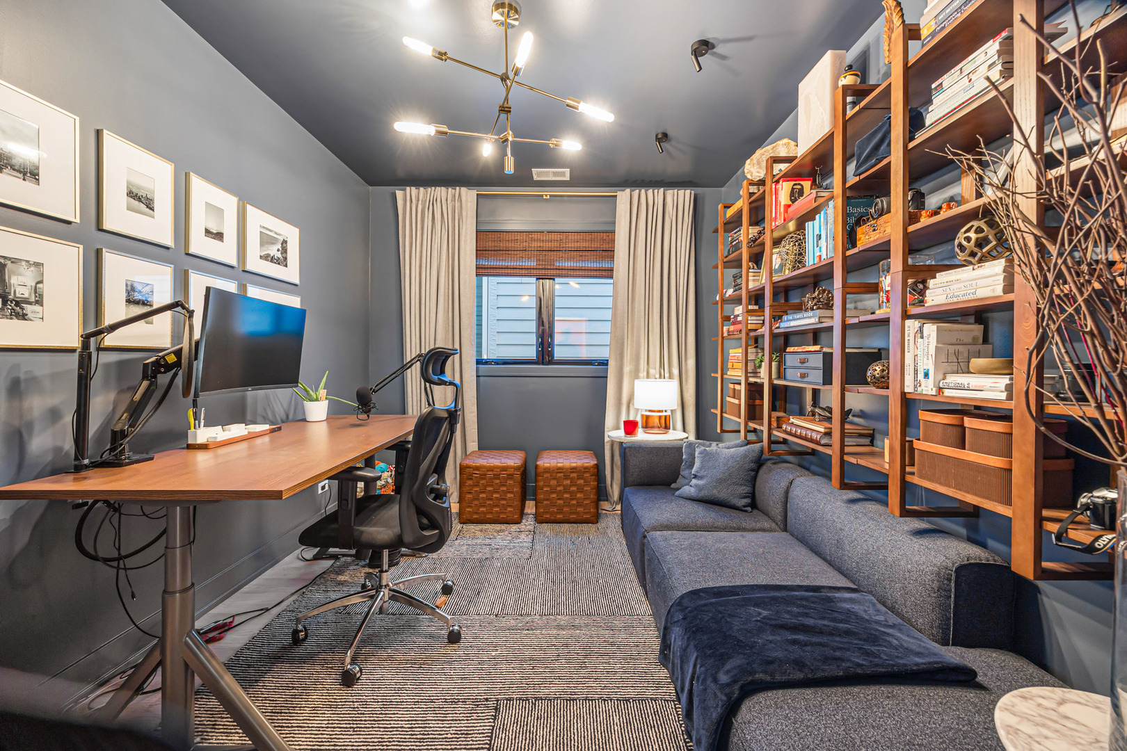 1738 West 17th Street, Unit 3 Chicago, IL 60608 - Photo 12 of 23 a living room with furniture and a flat screen tv