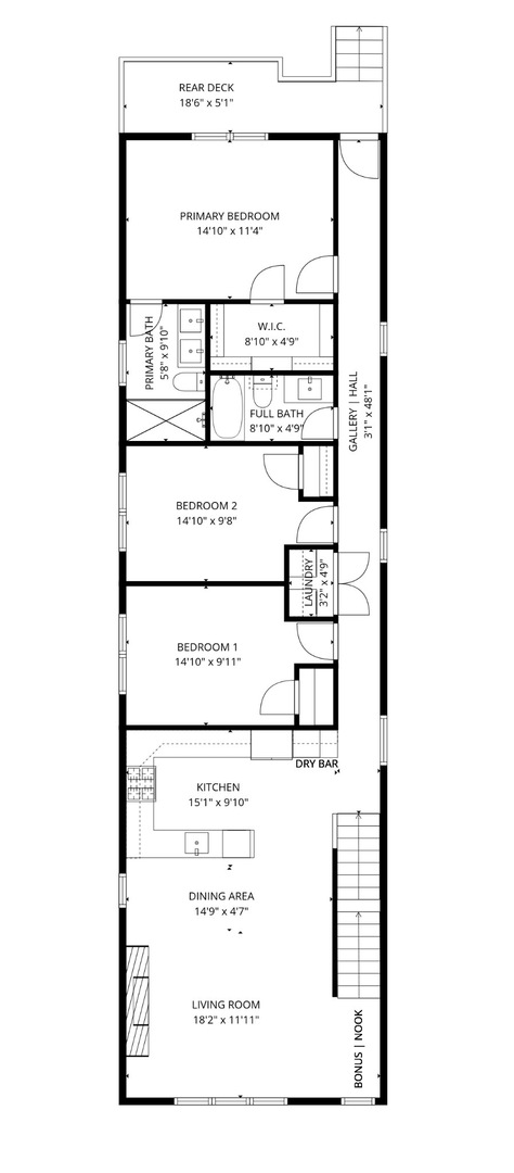 1738 West 17th Street, Unit 3 Chicago, IL 60608 - Photo 21 of 23 unknown