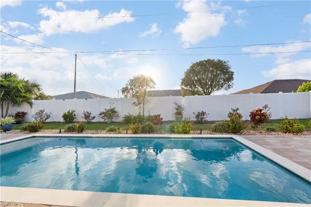 a view of a lake with outdoor space