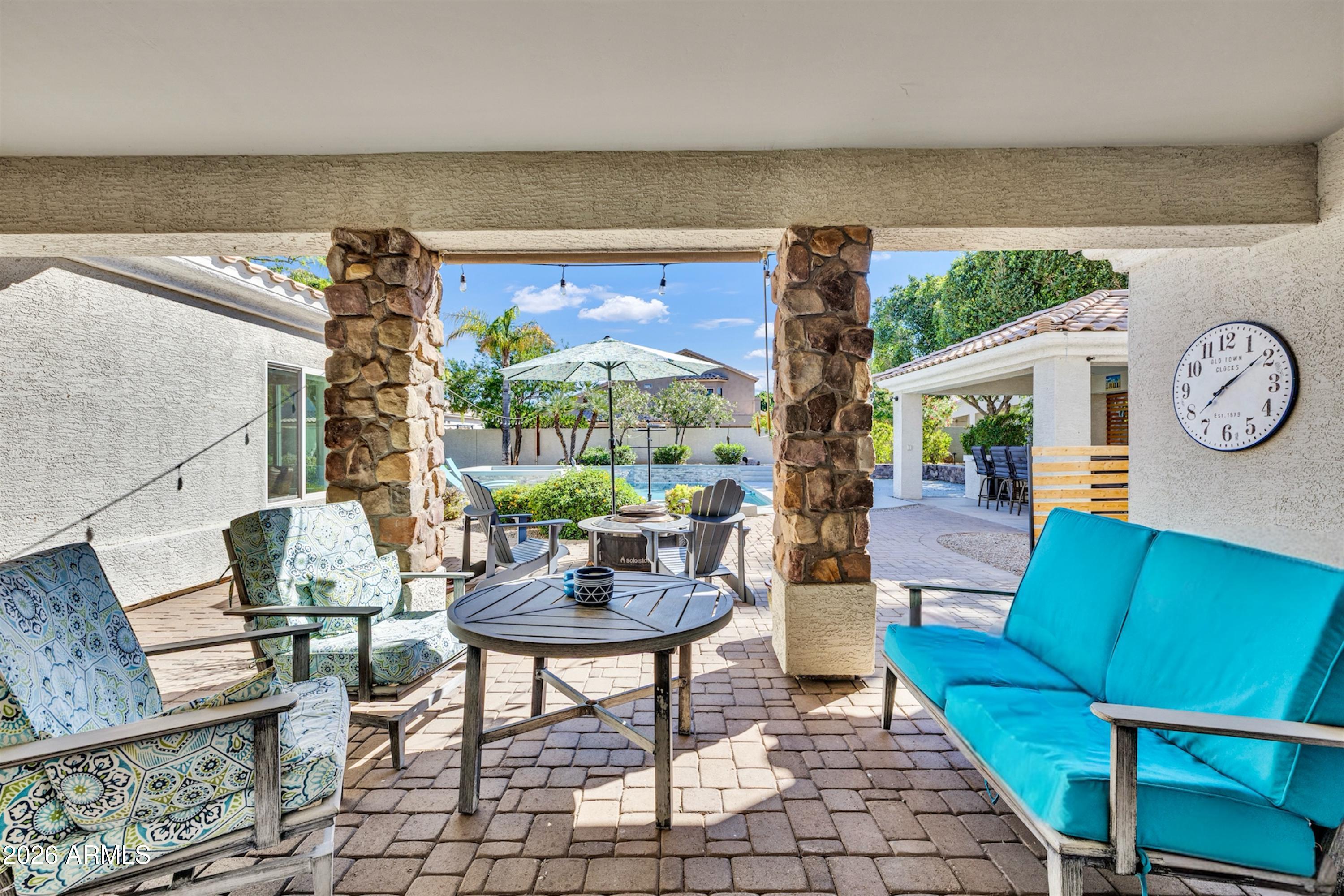 2047 East Victor Road Gilbert, AZ 85296 - Photo 34 of 56 Covered Patio Seating Area