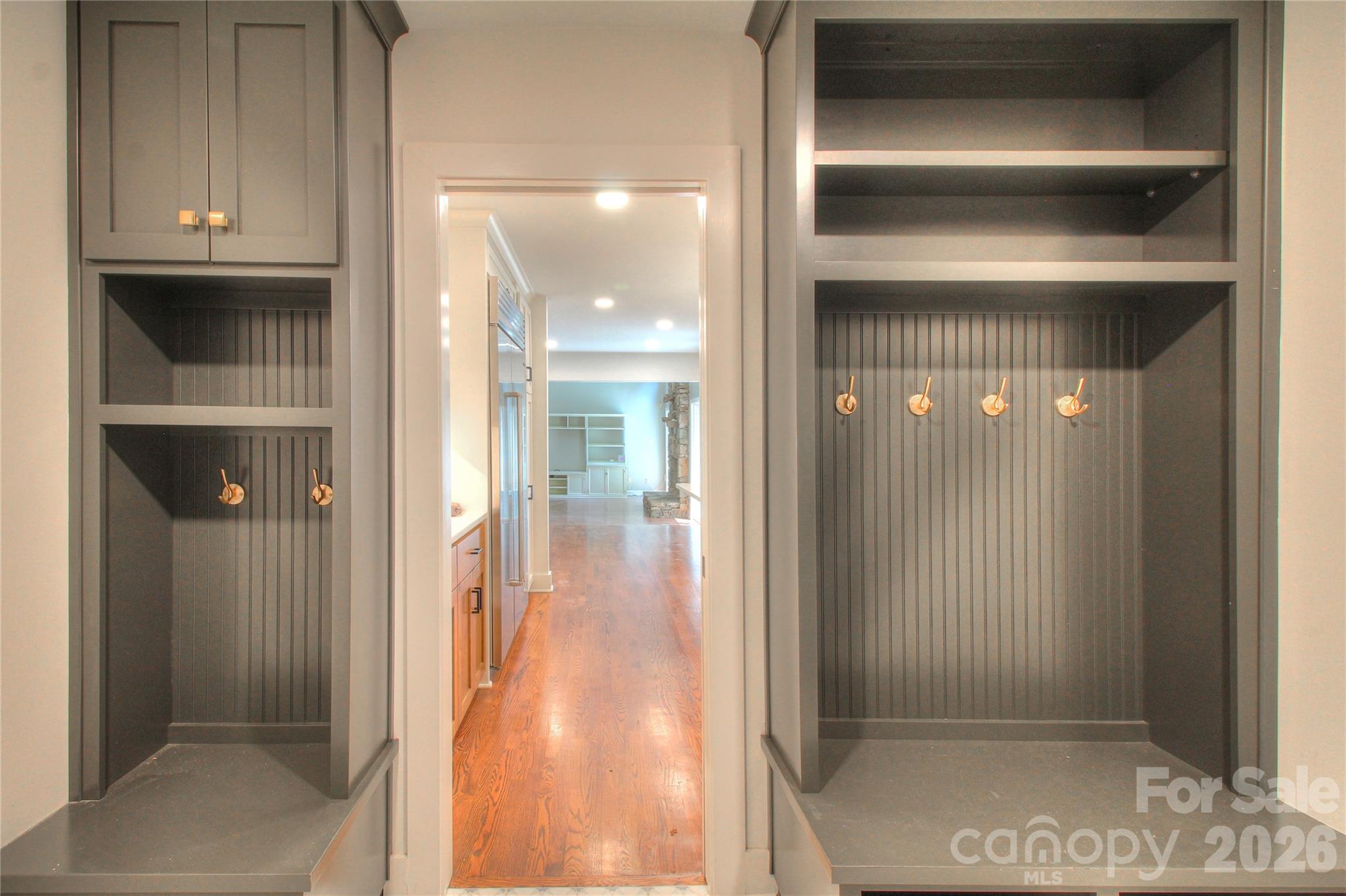 3408 Providence Manor Road Charlotte, NC 28270 - Photo 16 of 39 a view of a hallway with wooden floor