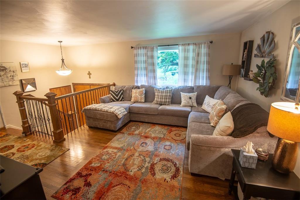 228 Hillendale Road Pittsburgh, PA 15237 - Photo 5 of 25 Living room with original hardwood floors.