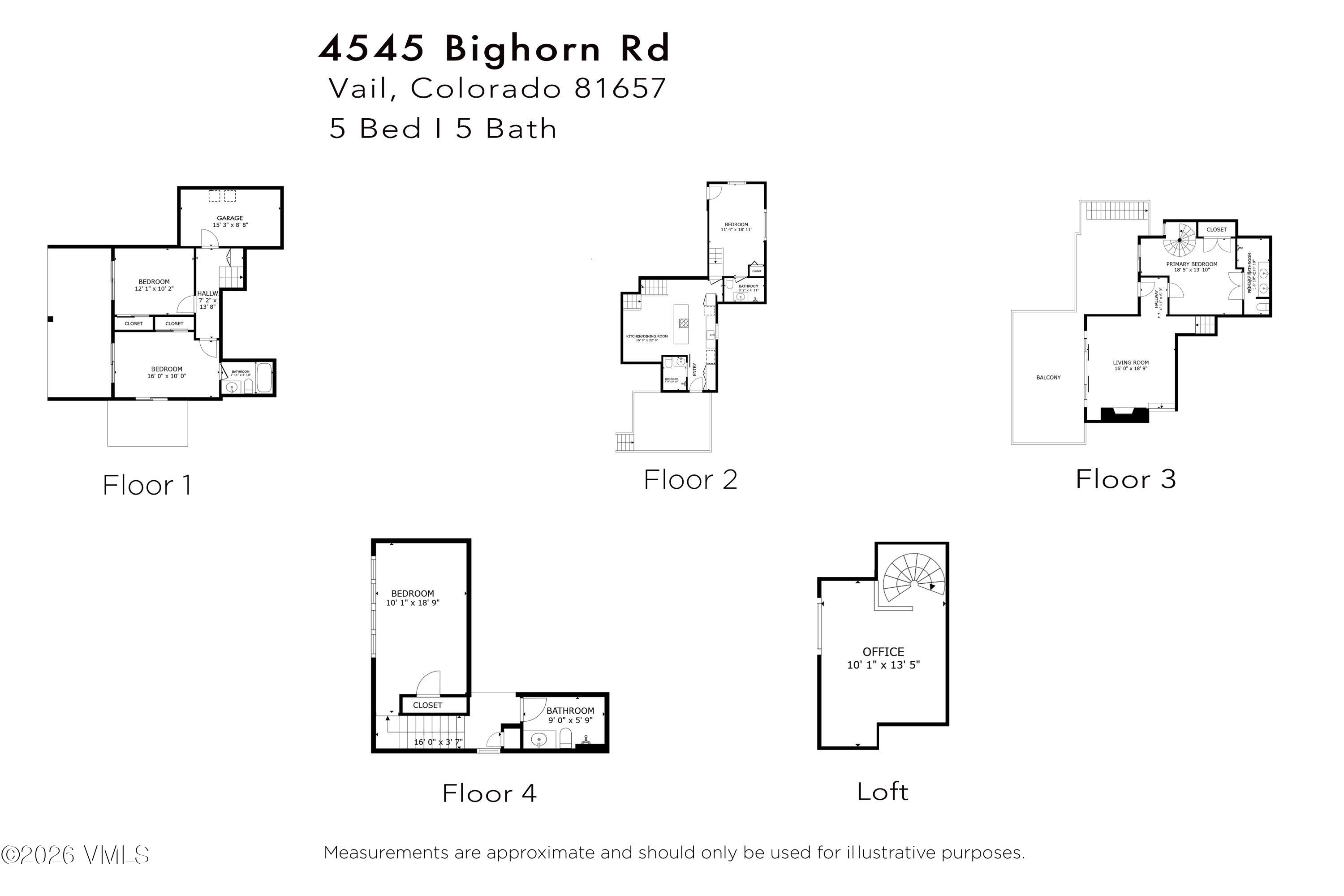 4545 Big Horn Road Vail, CO 81657 - Photo 50 of 50 Floor Plans