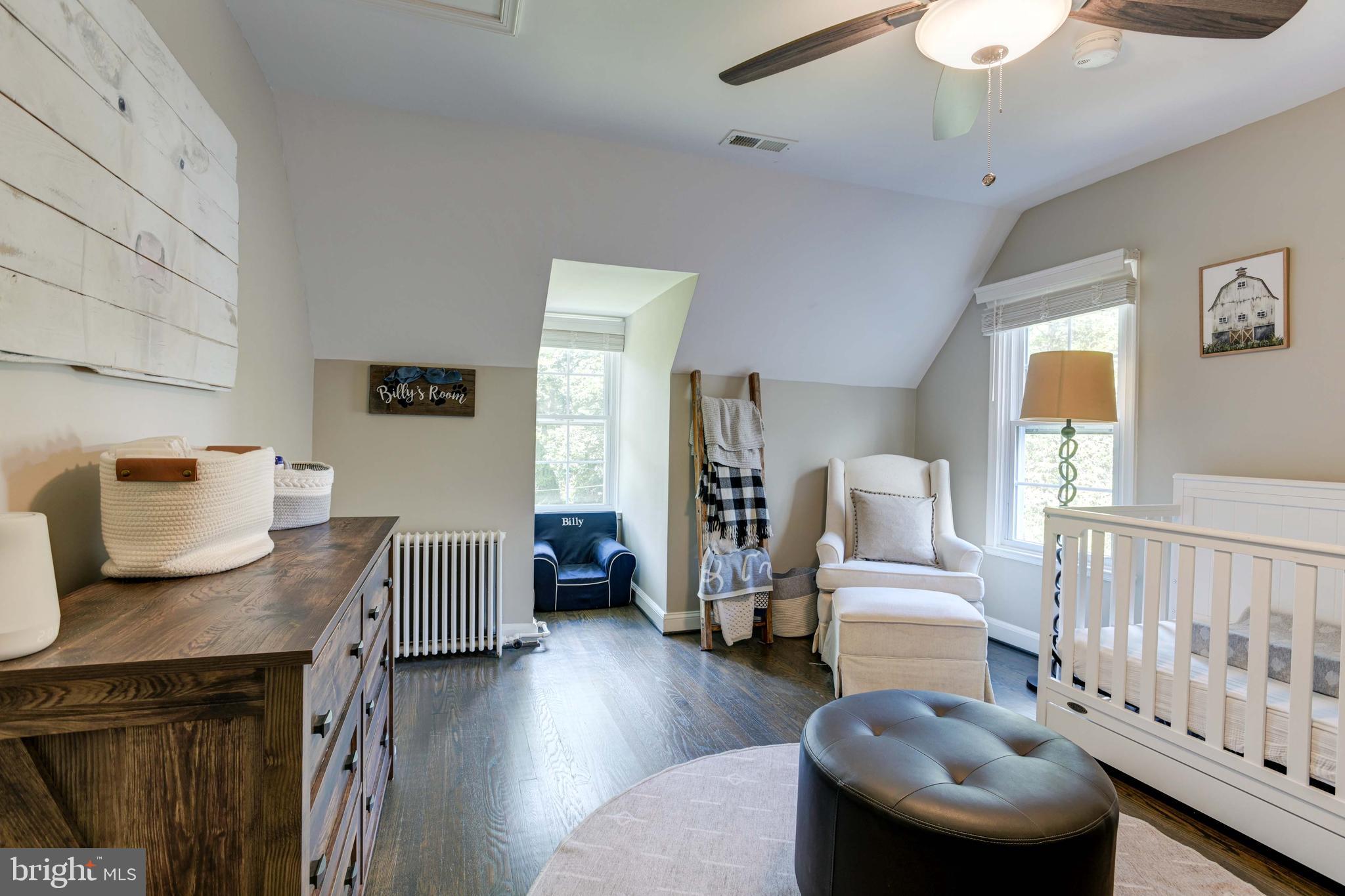1109 Providence Road Towson, MD 21286 - Photo 26 of 38 Hardwood Floors and Ceiling Fan