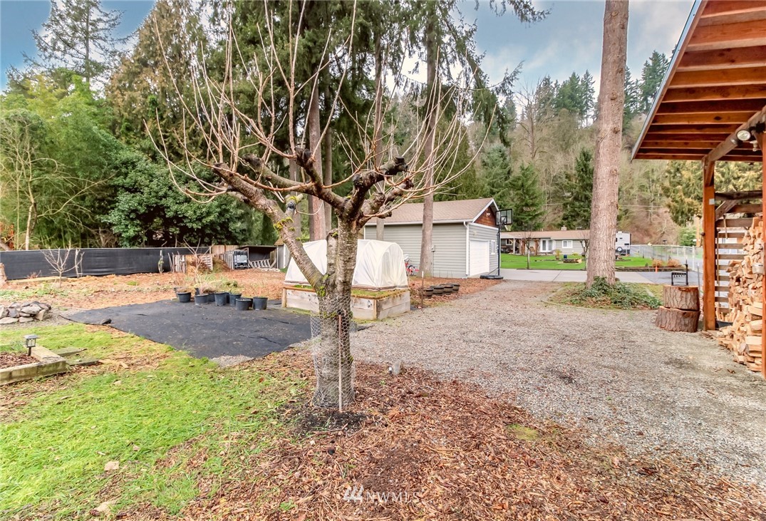 17021 Southeast Jones Road Renton, WA 98058 - Photo 24 of 27 a backyard of a house with table and chairs