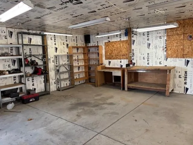 a view of storage and utility room