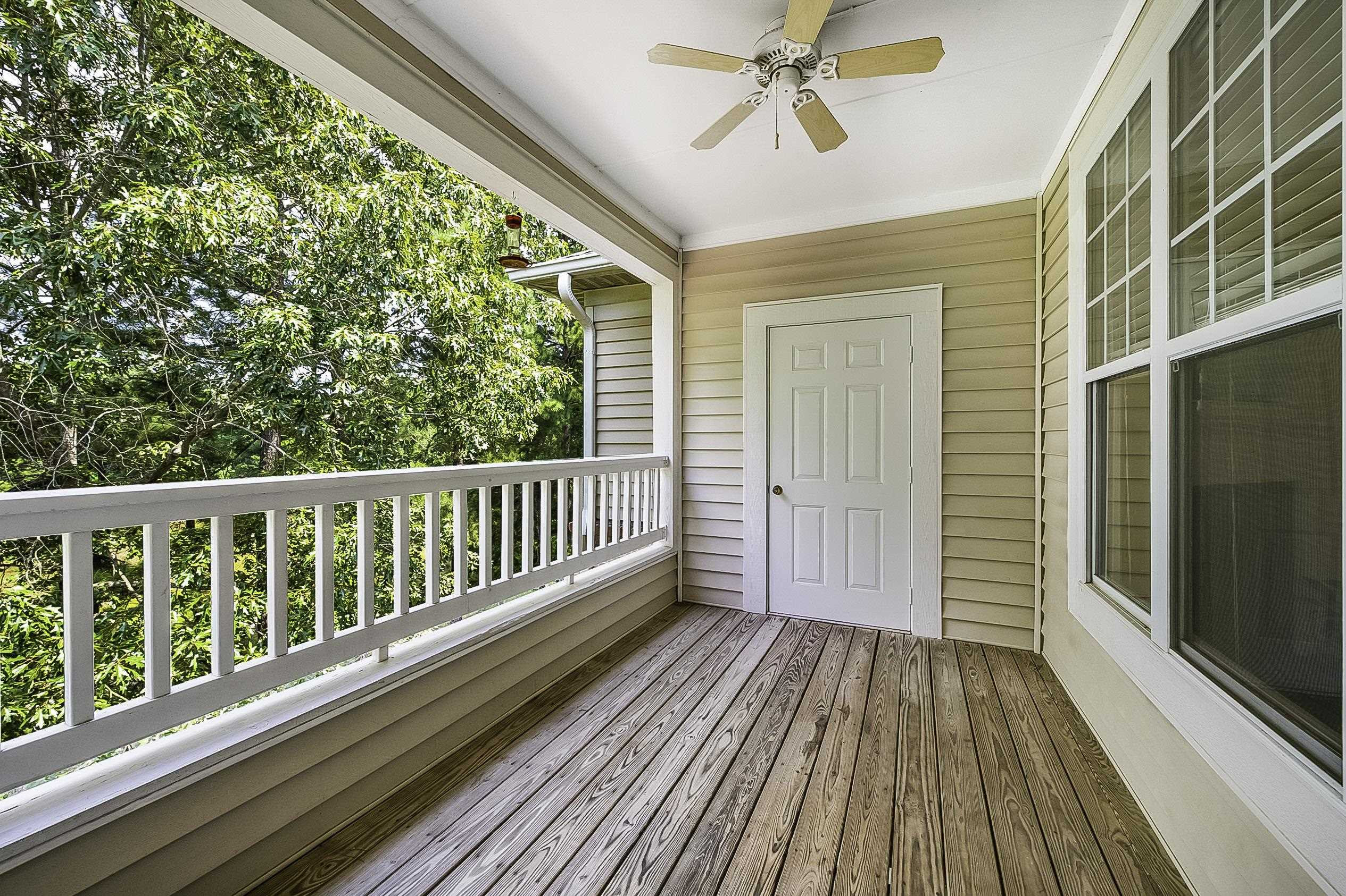 8041 Allyns Landing Way, Unit 302 Raleigh, NC 27615 - Photo 7 of 31 Covered Balcony with Lake Views