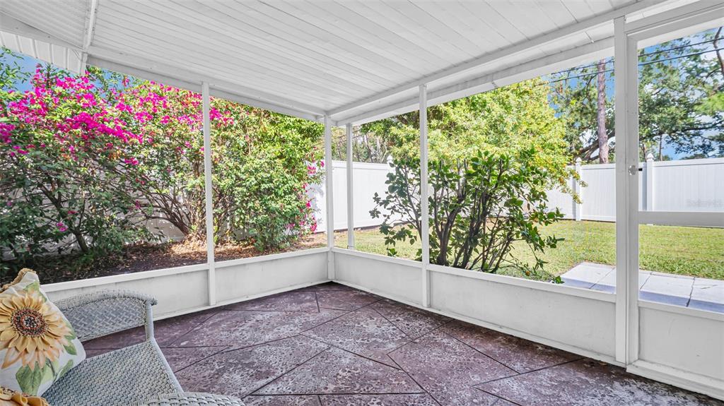 5831 Hillside Street Seminole, FL 33772 - Photo 17 of 26 a view of porch and bench