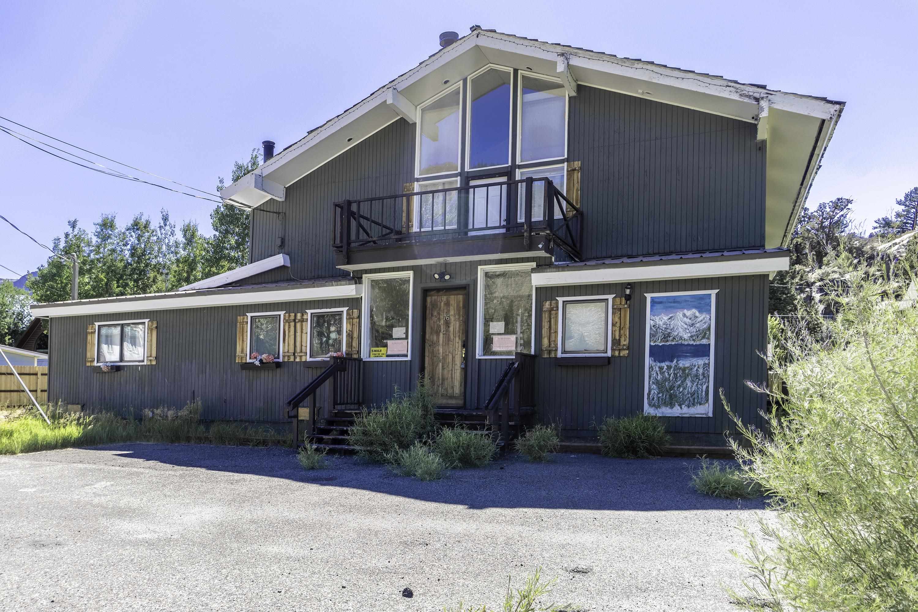 76 Alderman Street June Lake, CA 93529 - Photo 2 of 38 View of front of property featuring a balcony