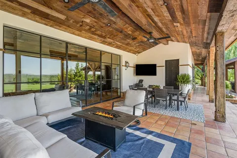 a view of a balcony with lake view and a ocean view