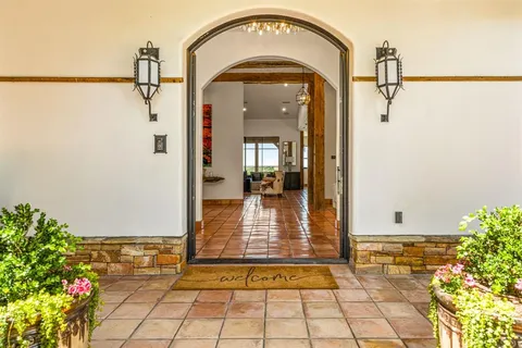 a view of a entryway door of the house