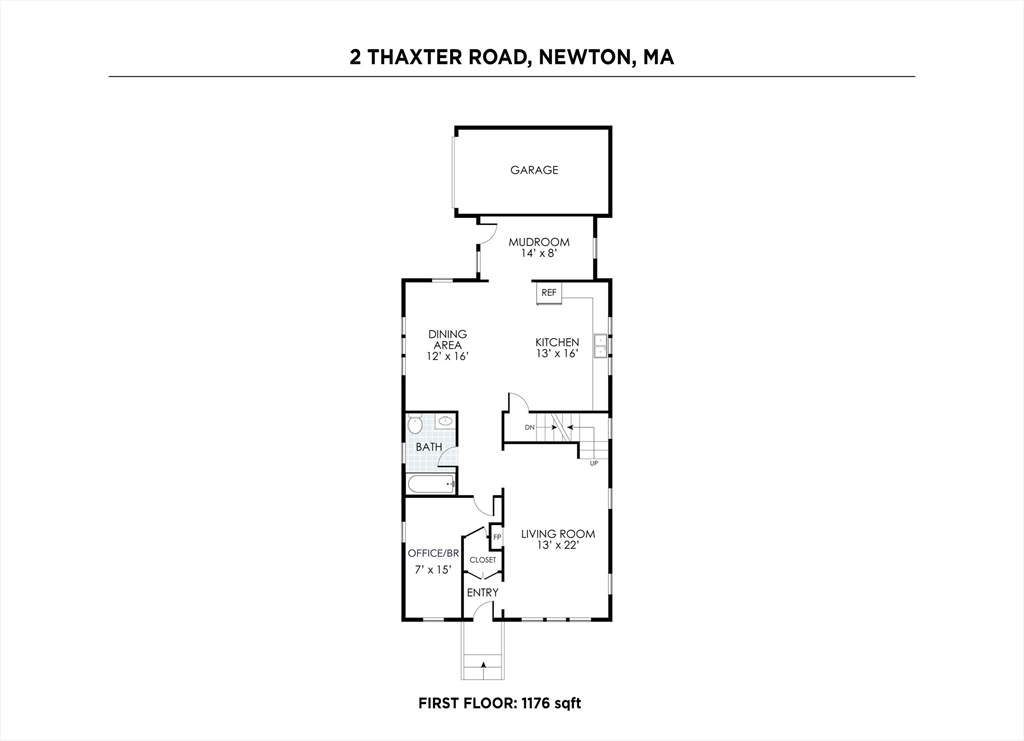 2 Thaxter Road Newton, MA 02460 - Photo 35 of 36 a picture of a floor plan
