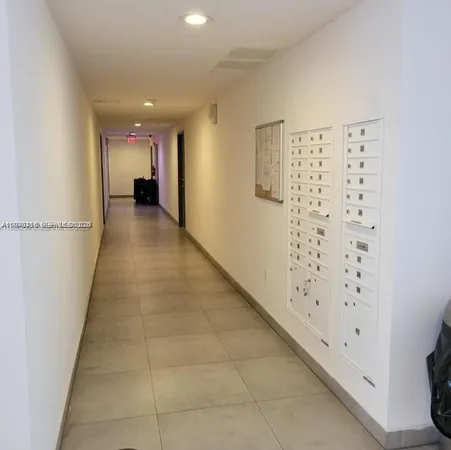 a view of hallway with stairs