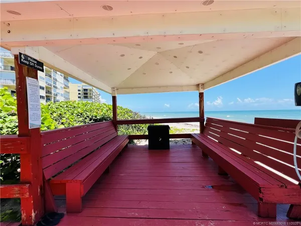 a view of an ocean beach