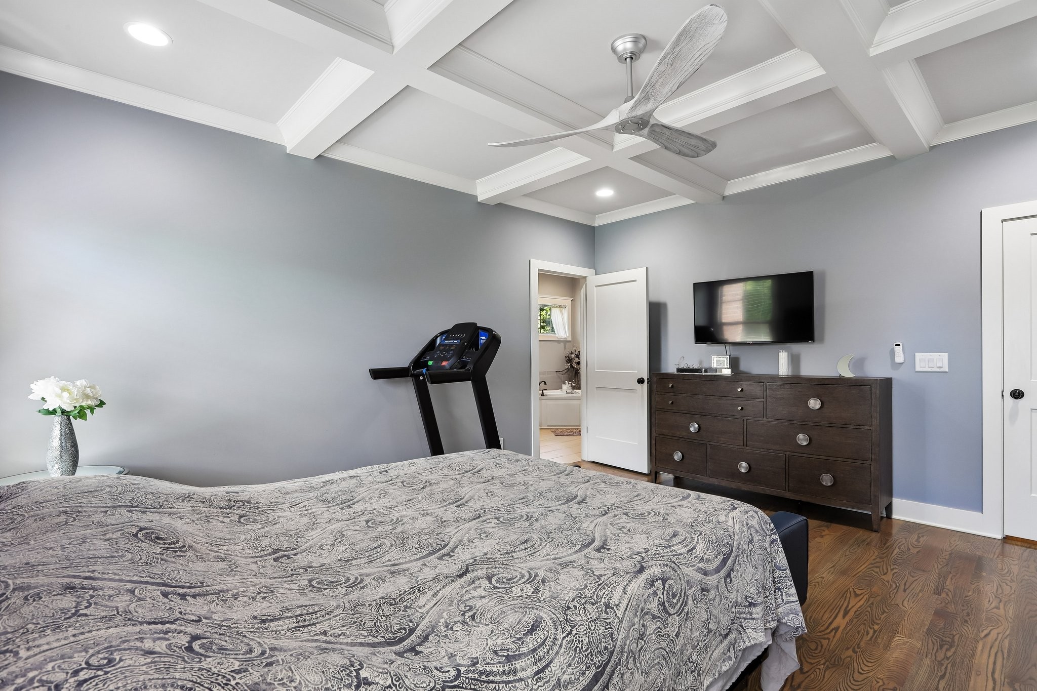 1006 Alpaca Drive Spring Hill, TN 37174 - Photo 11 of 32 a bedroom with a bed and a flat screen tv