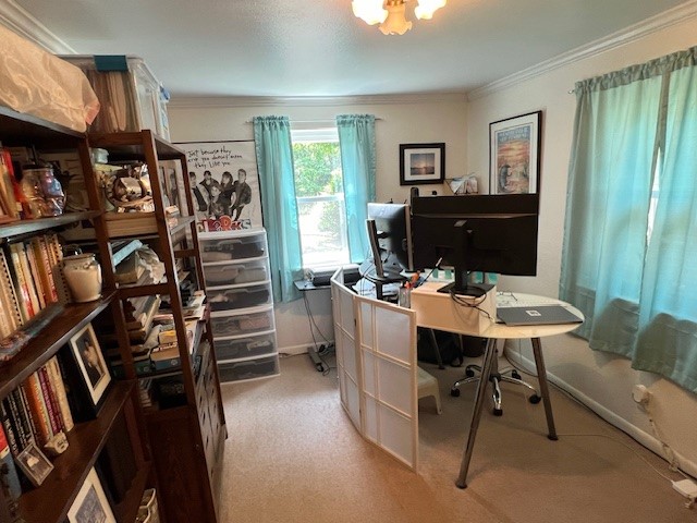 1505 Maple Street Georgetown, TX 78626 - Photo 8 of 20 a view of a workspace with furniture and a window
