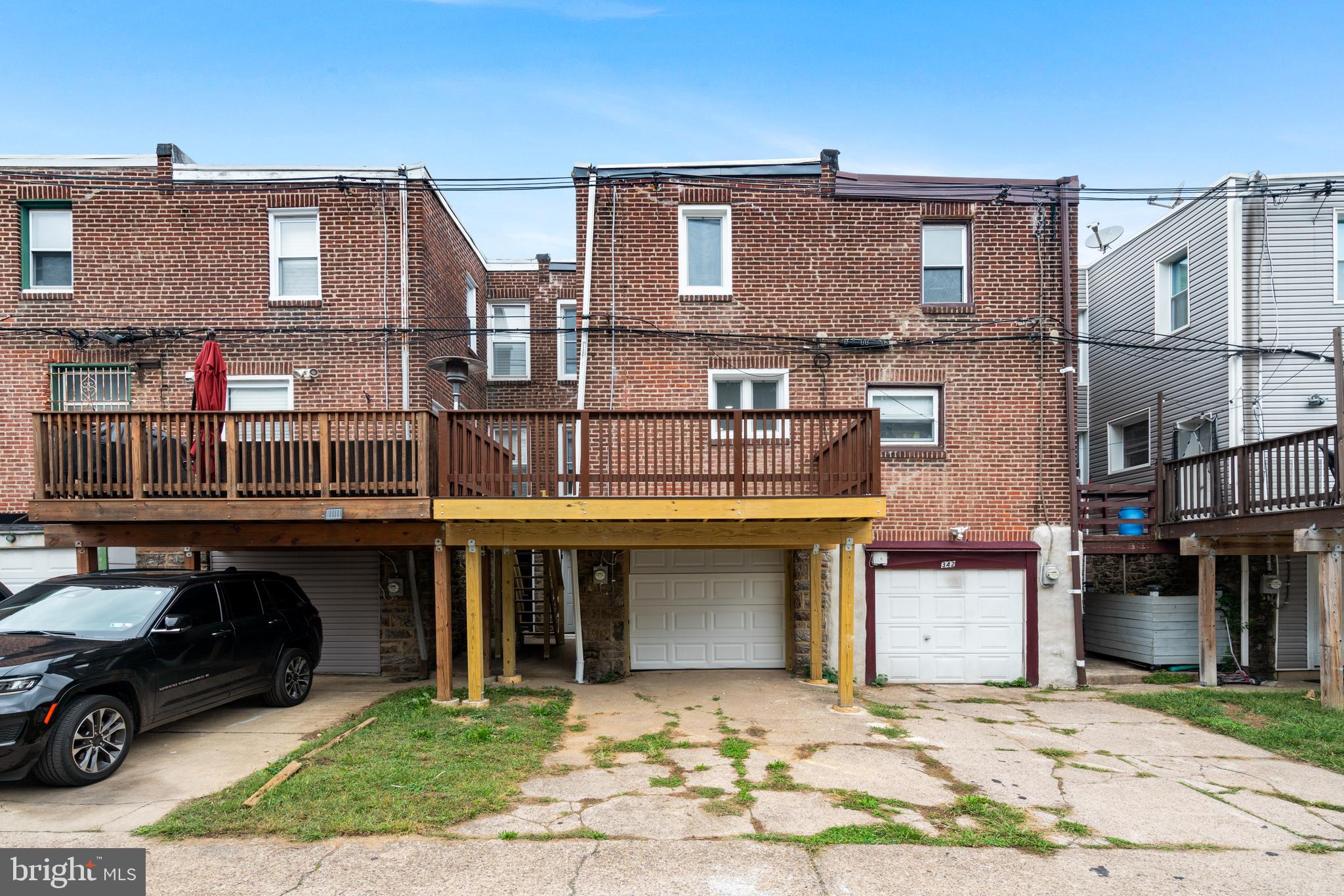 340 Vernon Road Philadelphia, PA 19119 - Photo 4 of 39 Driveway at the back