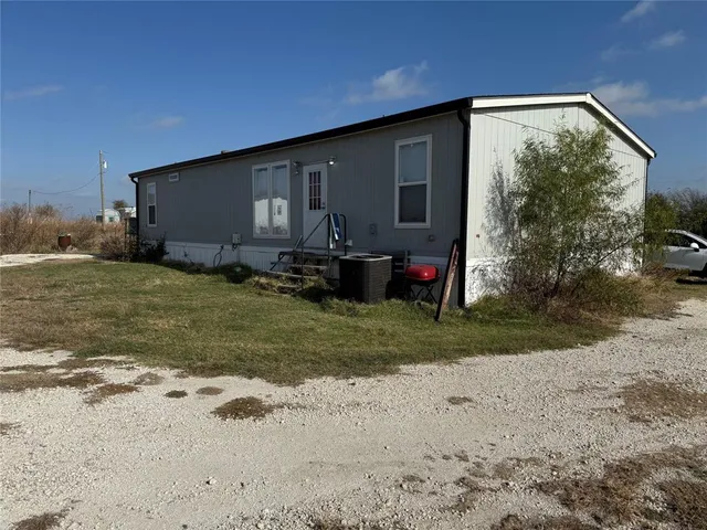 a backyard of a house