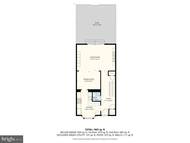 a front view of a house with patio