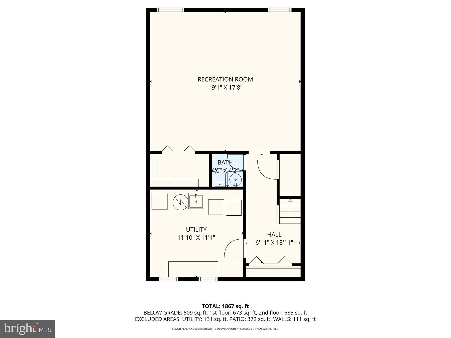 1606 Angus Court Crofton, MD 21114 - Photo 51 of 52 Floorplan-Basement