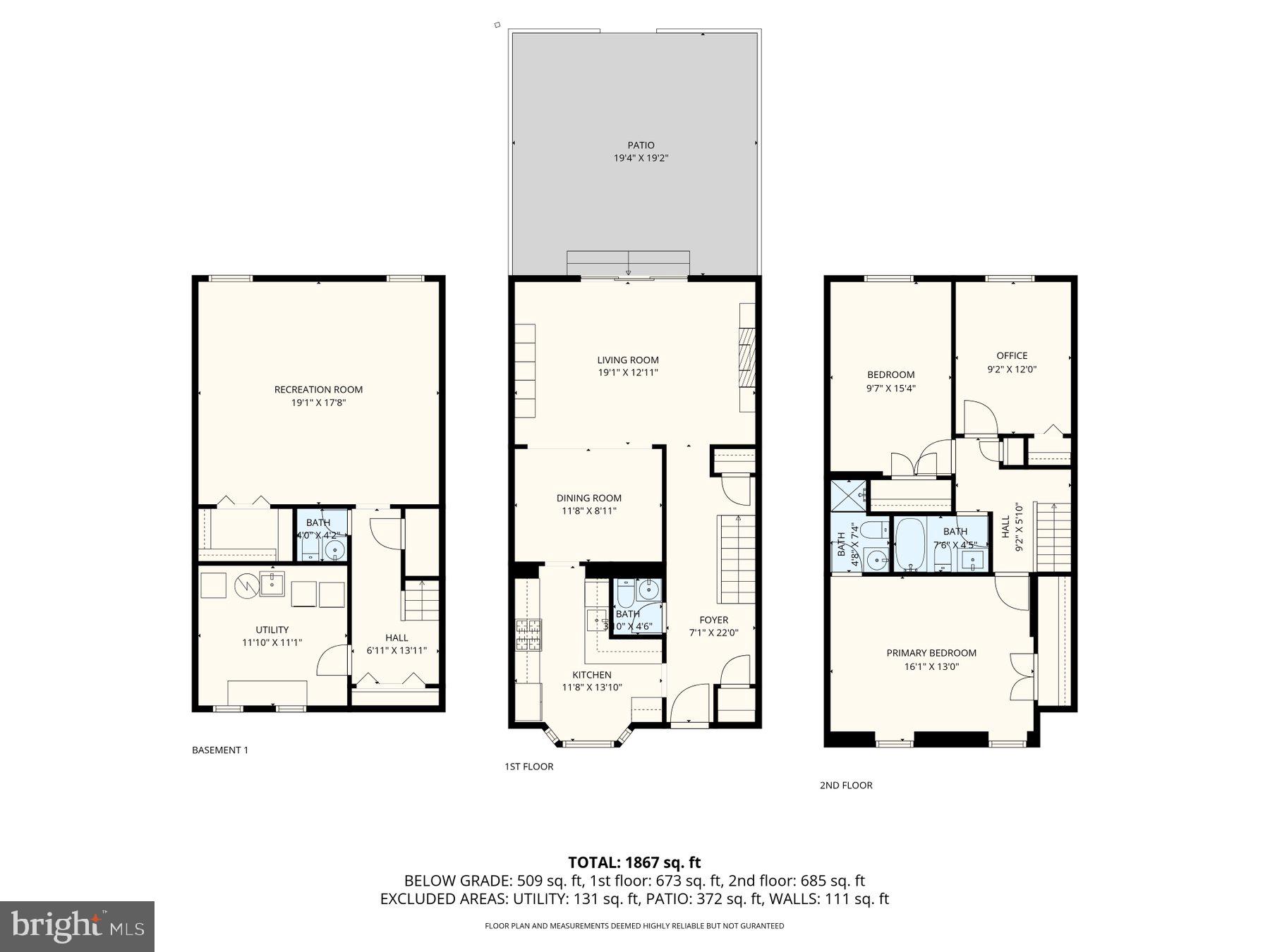 1606 Angus Court Crofton, MD 21114 - Photo 52 of 52 Whole House Floorplan