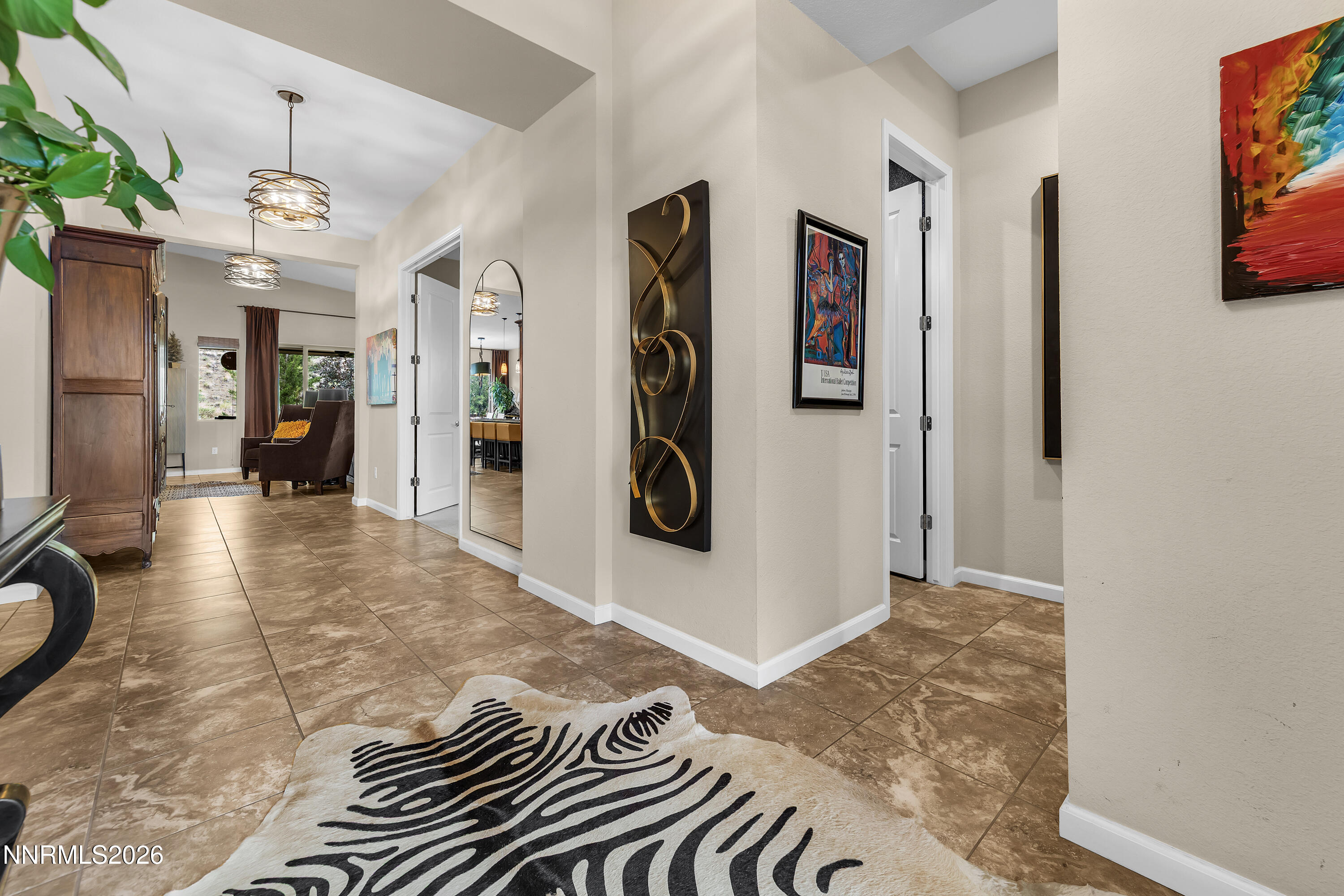 9021 Iron Sky Court Reno, NV 89523 - Photo 28 of 39 a view of a hallway with interior of the house