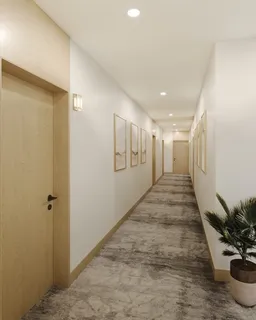 a view of entryway with livingroom