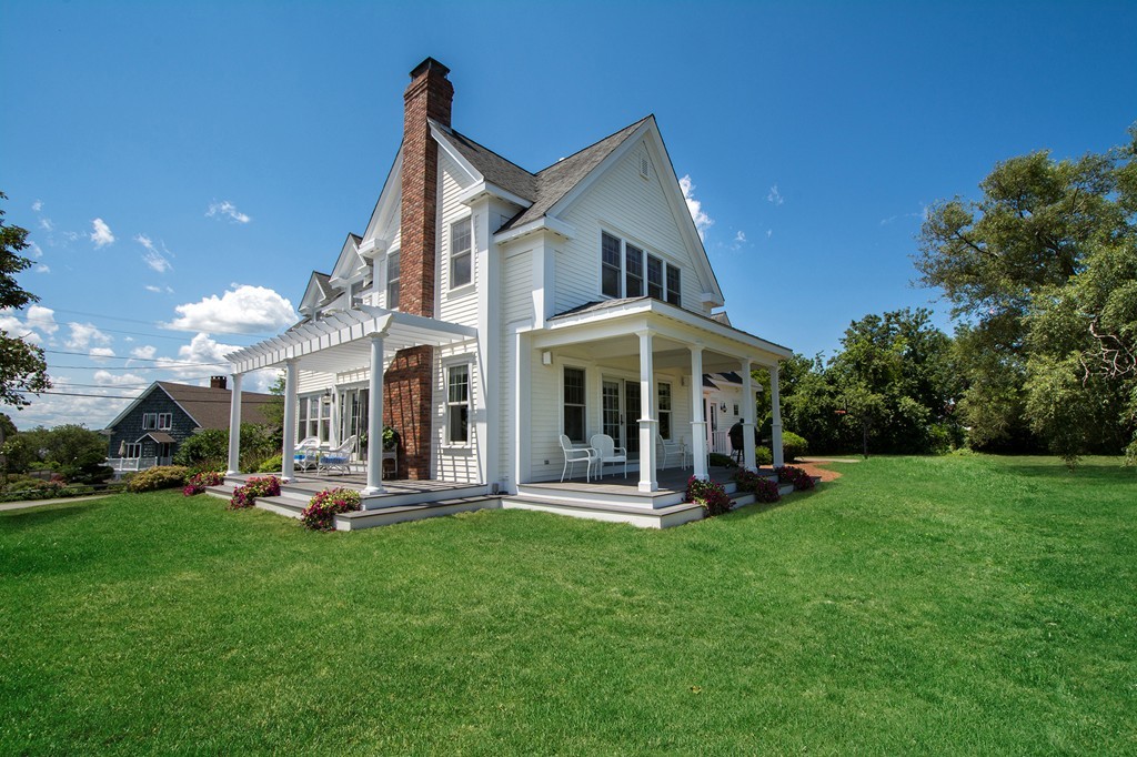 160 Edward Foster Road Scituate, MA 02066 - Photo 29 of 30 a view of a house with a yard and sitting area