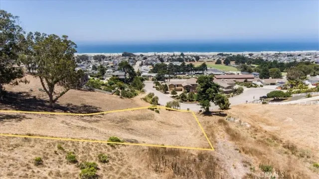 an aerial view of a houses