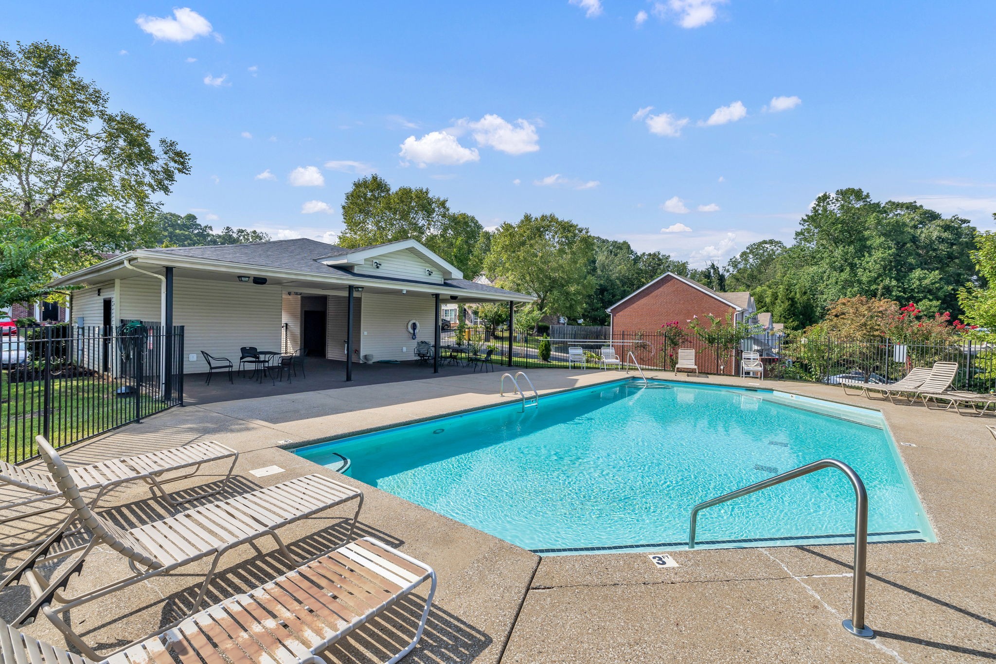 7334 Planters Road Fairview, TN 37062 - Photo 30 of 30 a view of a house with backyard patio and swimming pool