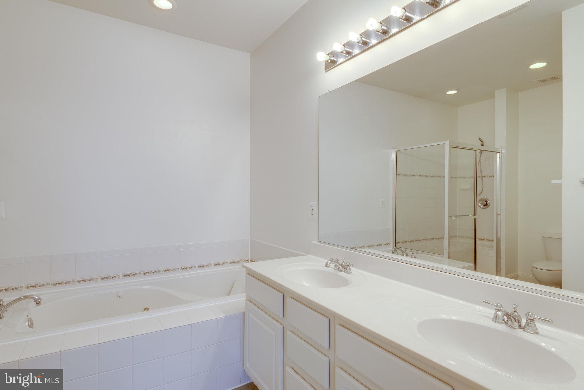 6884 Witton Circle Gainesville, VA 20155 - Photo 20 of 40 a bathroom with a sink and a mirror