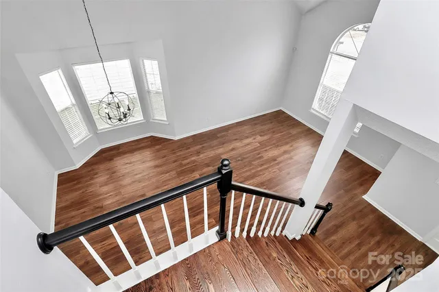 a view of wooden floor