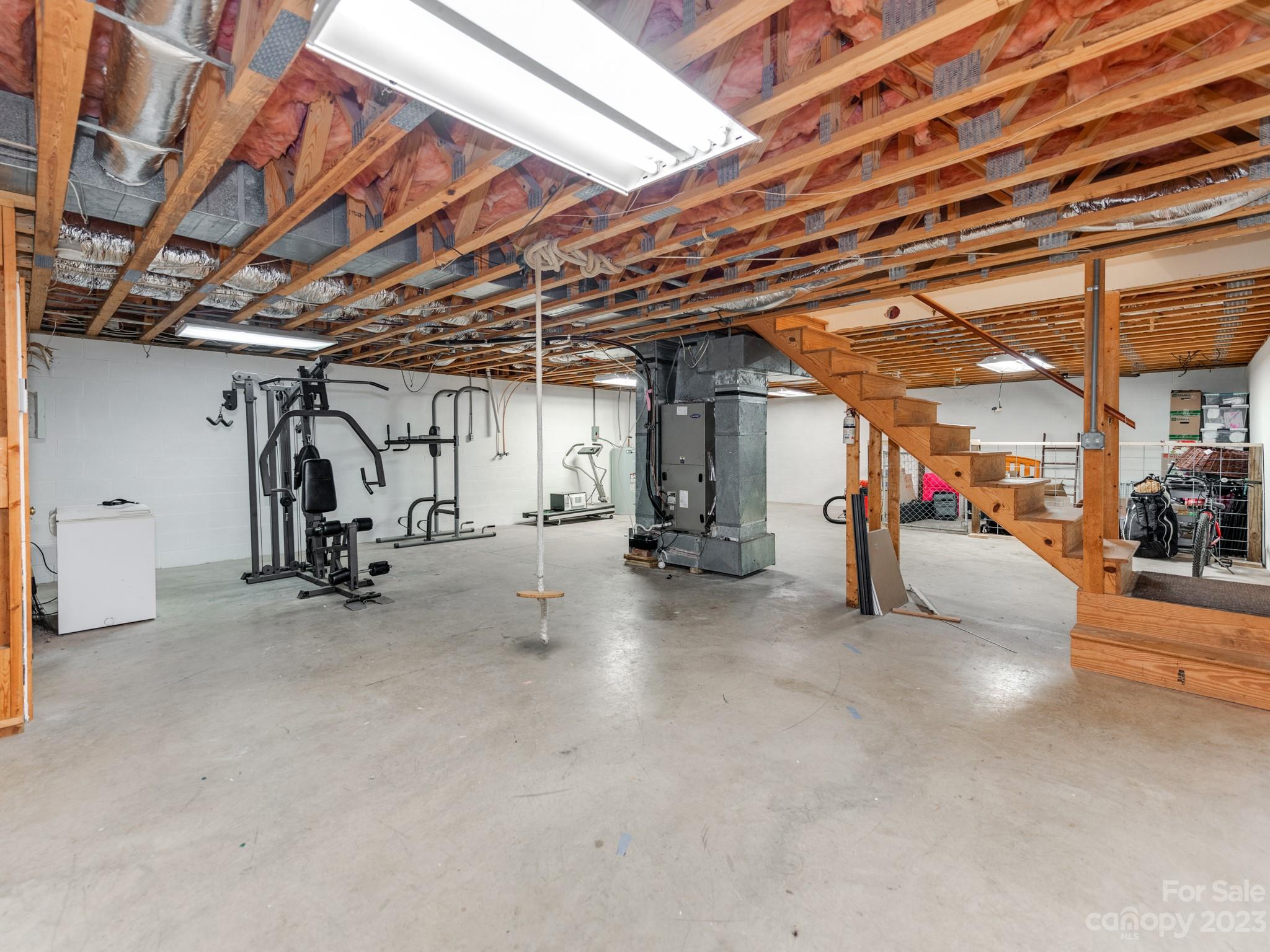 33702 Western Road Albemarle, NC 28001 - Photo 28 of 42 a view of empty room with wooden ceiling