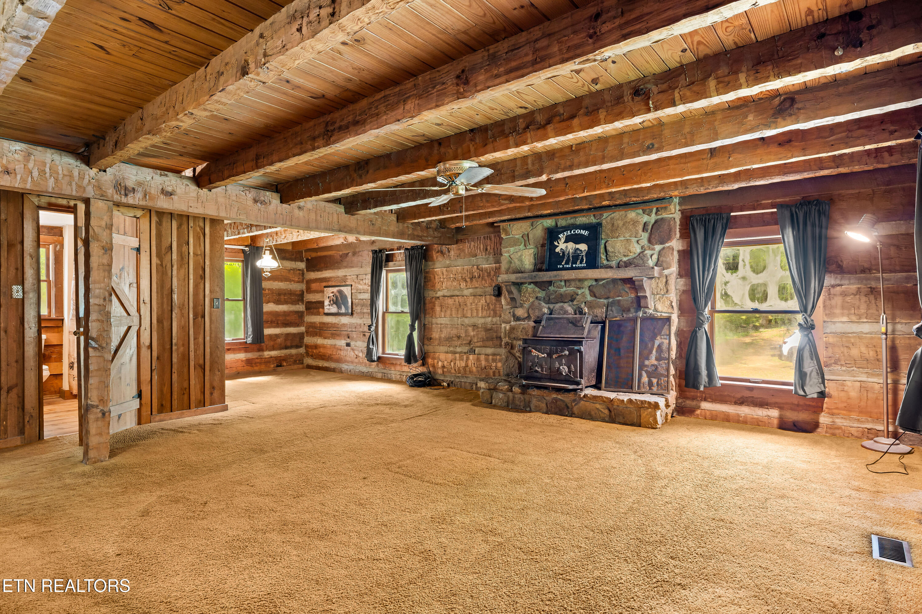 143 Old Cove Road Walland, TN 37886 - Photo 14 of 49 Family room w wood stove
