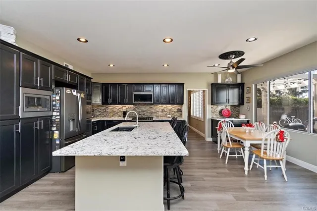 a front view of residential houses with yard