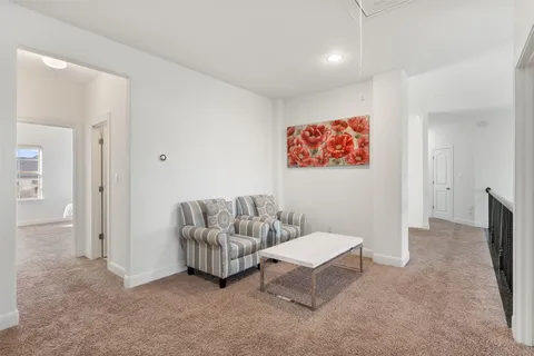 a room with furniture