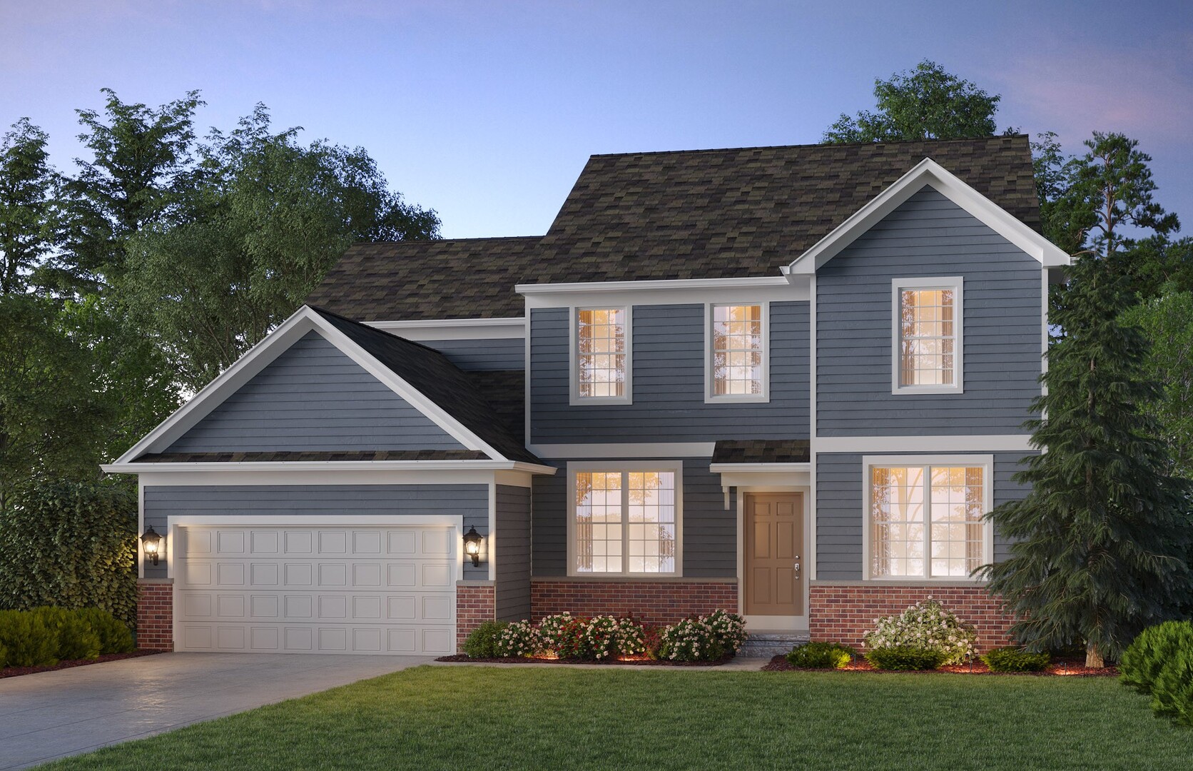 3160 Anthony Street Aurora, IL 60503 - Photo 1 of 15 a front view of a house with a yard and garage