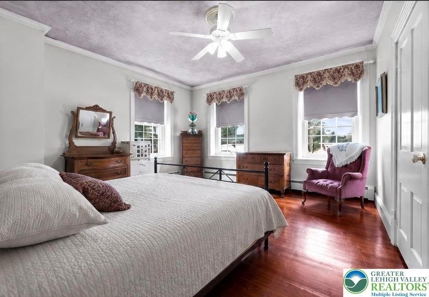 1742 Butztown Road Bethlehem, PA 18017 - Photo 41 of 56 Spacious primary bedroom with generous closet space, high ceilings and abundant natural light