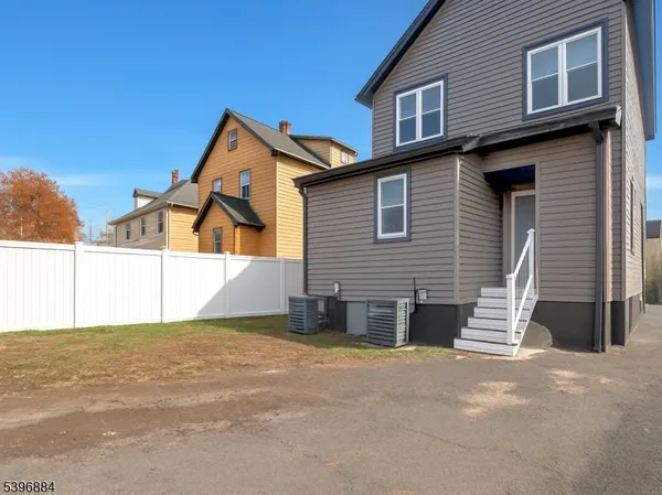 a backyard of a house