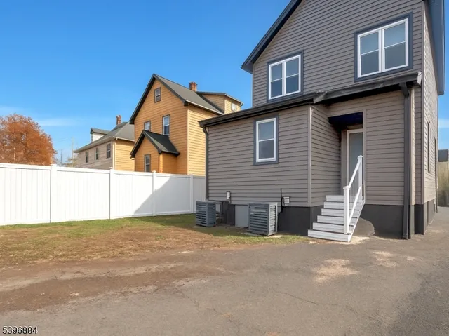 a backyard of a house