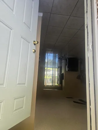 a view of outdoor space yard and garage