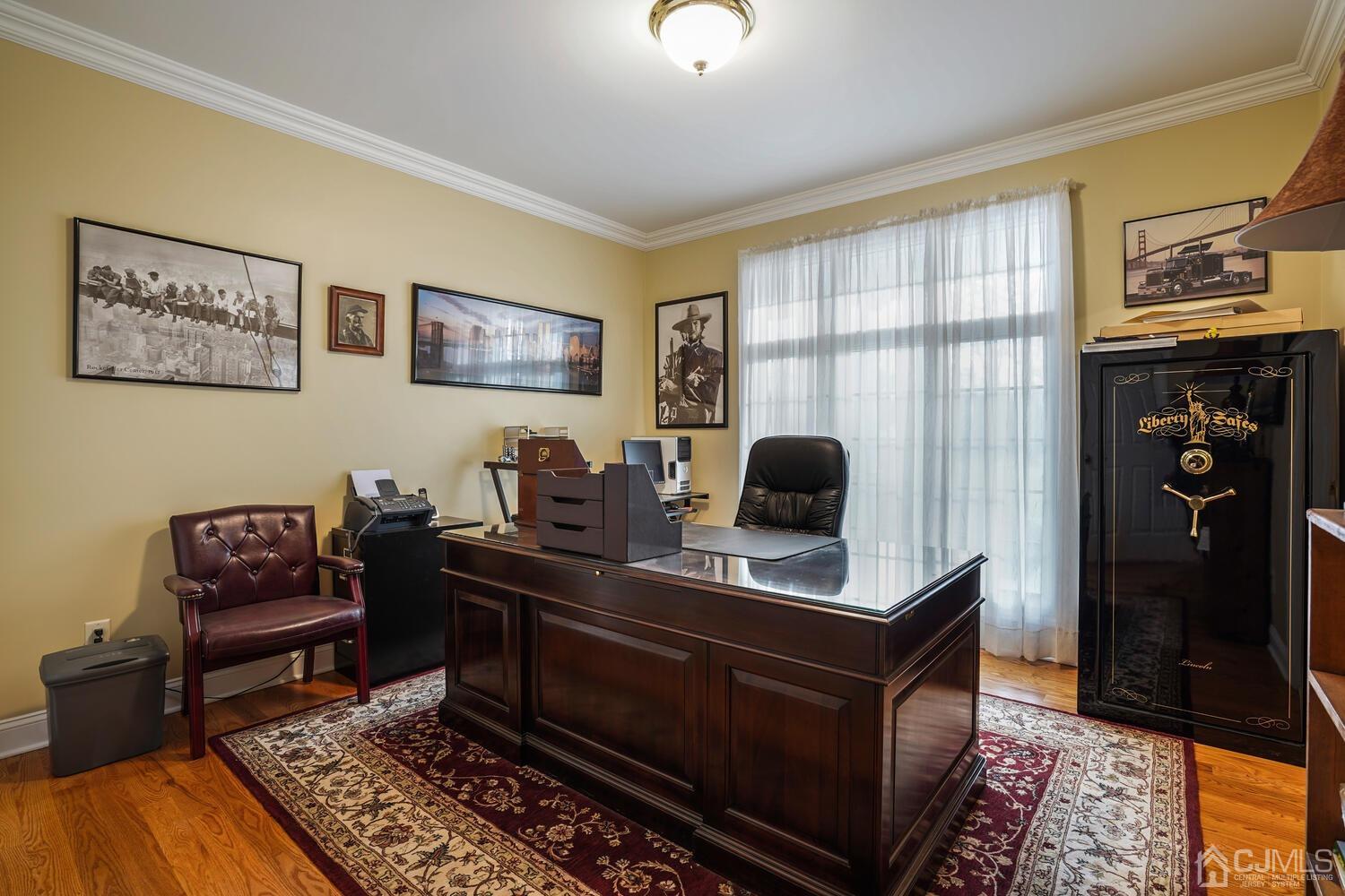 73 Davidson's Mill Road North Brunswick, NJ 08902 - Photo 26 of 51 a view of a workspace with furniture and a window