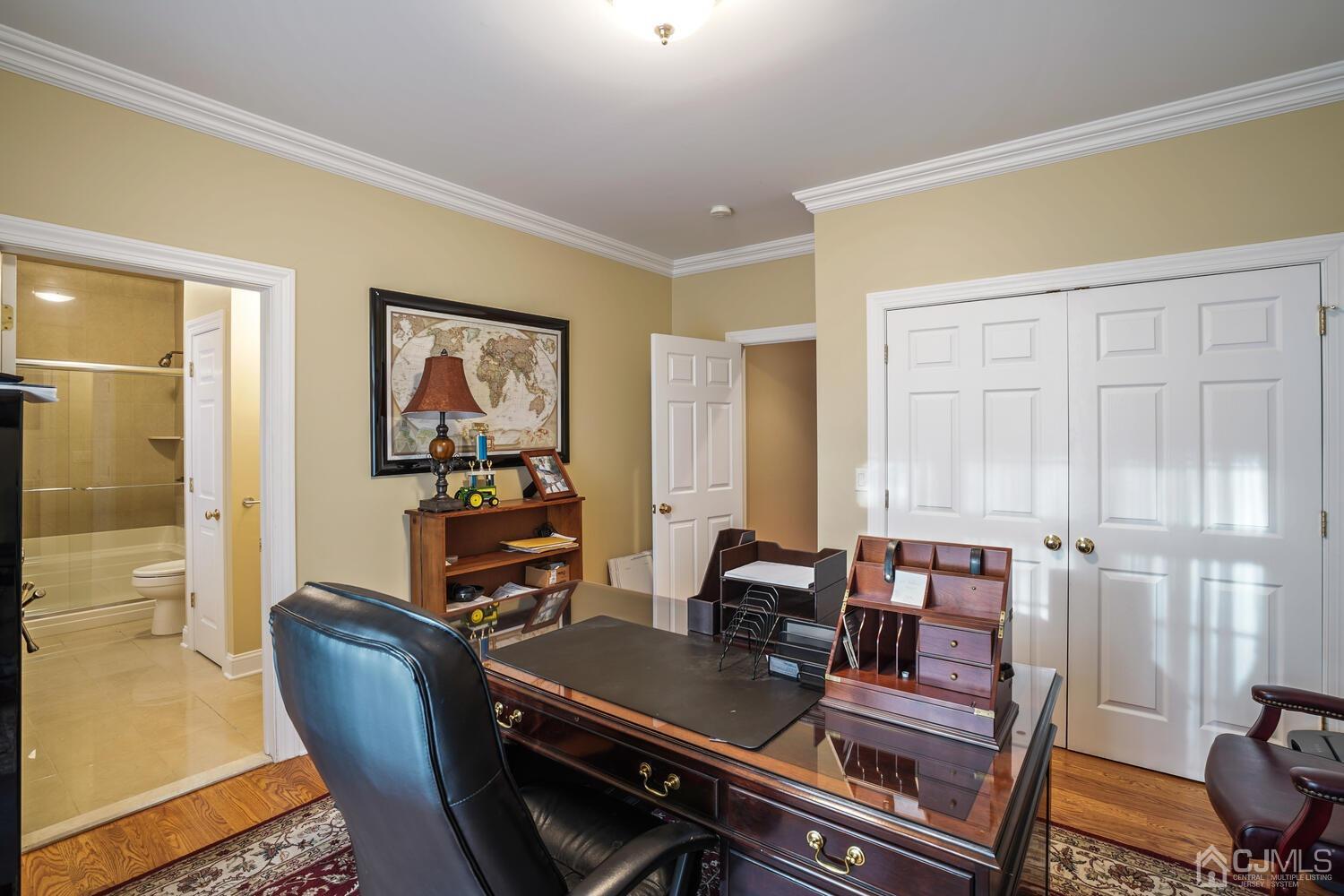 73 Davidson's Mill Road North Brunswick, NJ 08902 - Photo 27 of 51 a view of a workspace with furniture and a window