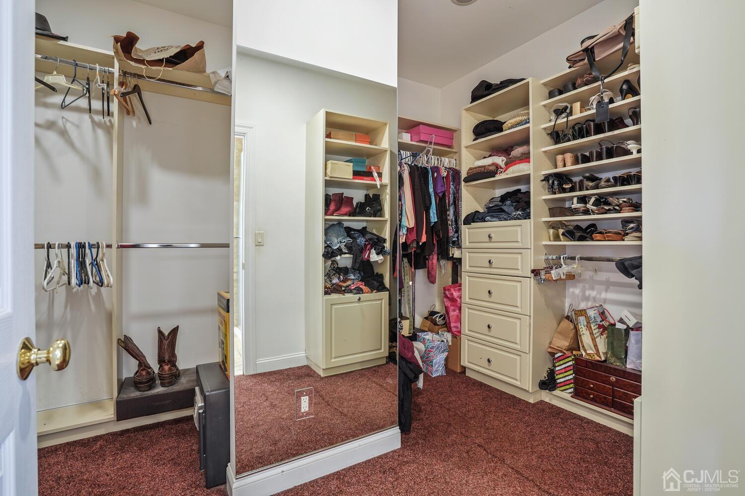 73 Davidson's Mill Road North Brunswick, NJ 08902 - Photo 31 of 51 a view of walk in closet with clothes and shoes