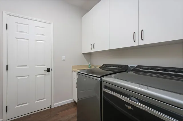 a view of an entrance to house with yard