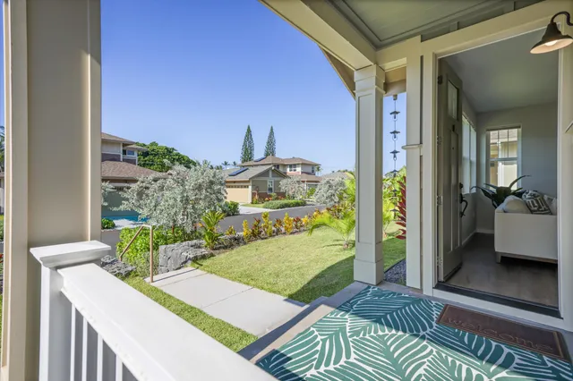 a room with furniture and a flat screen tv