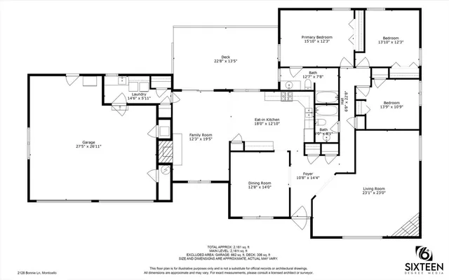 $255,000 | 2128 Bonnie Lane, Monticello, IL 61856