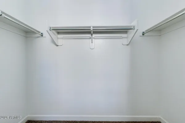 a close up view of racks on the wall