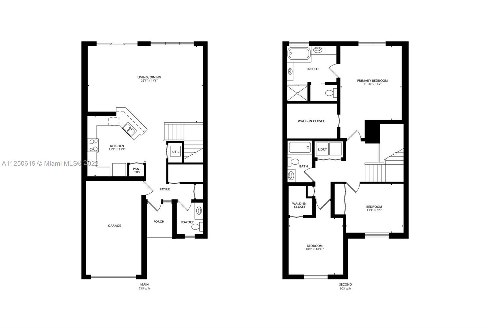 Silver Falls Miramar, FL 33027 - Photo 36 of 38 a picture of a floor plan